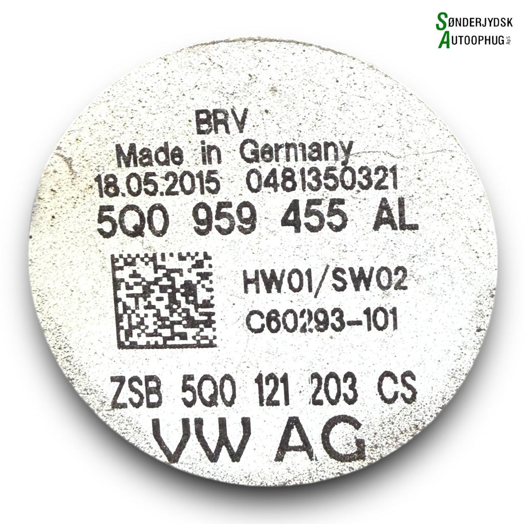 Skoda Octavia Kølerblæser El Med OEM Nr. 5Q0121203CS Fra Skoda Ophugger