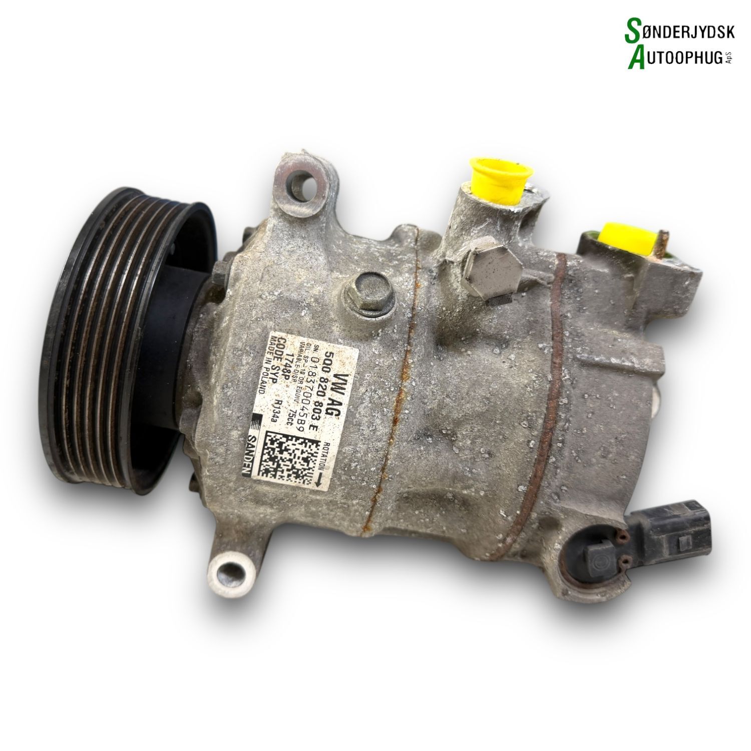 Skoda Octavia Aircondition Pumpe Med OEM Nr. 1K0820859TX Fra Skoda Ophugger