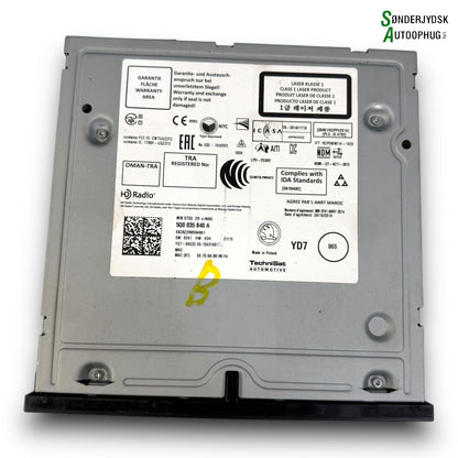 Skoda Octavia Radio Med OEM Nr. 5Q0035840A Fra Skoda Ophugger