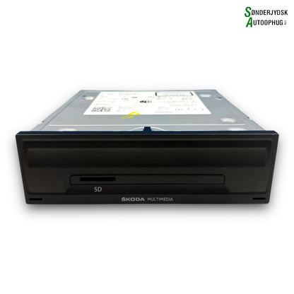 Skoda Octavia Radio Med OEM Nr. 5Q0035840A Fra Skoda Ophugger