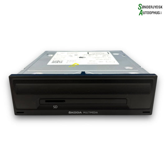 Skoda Octavia Radio Med OEM Nr. 5Q0035840A Fra Skoda Ophugger