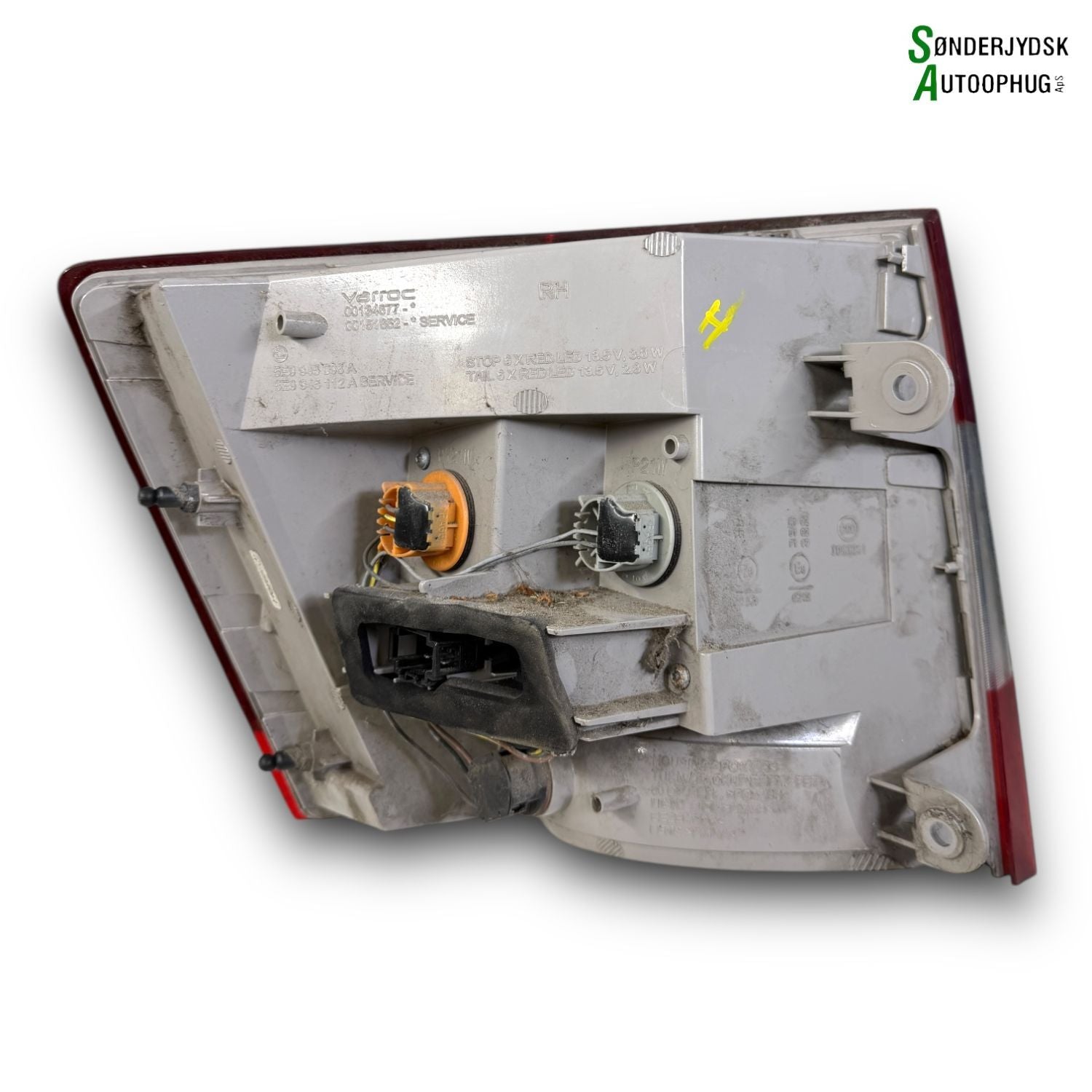 Skoda Octavia Baglygte Med OEM Nr. 5E9945112A Fra Skoda Ophugger