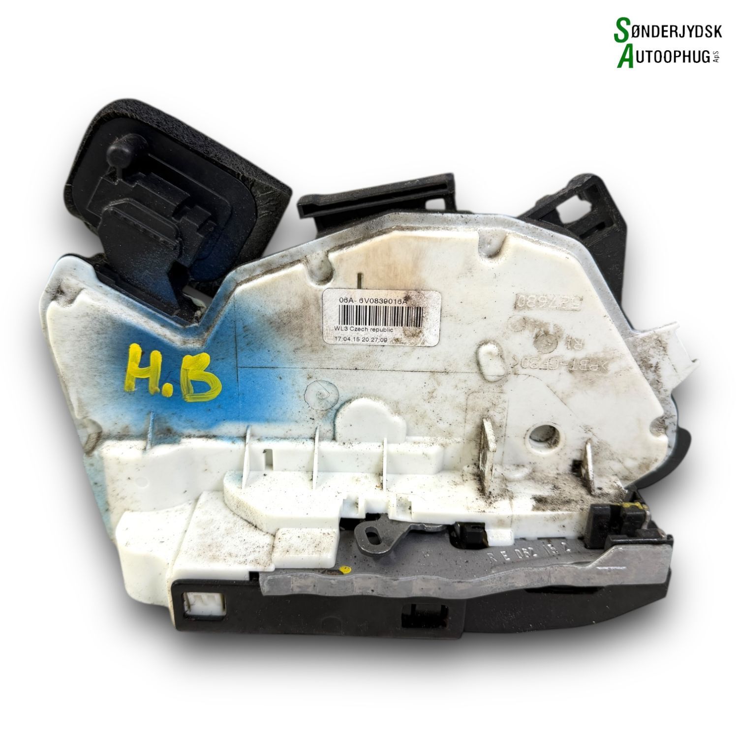 Skoda Fabia Dørlås Med OEM Nr. 6V0839016A Fra Skoda Ophugger