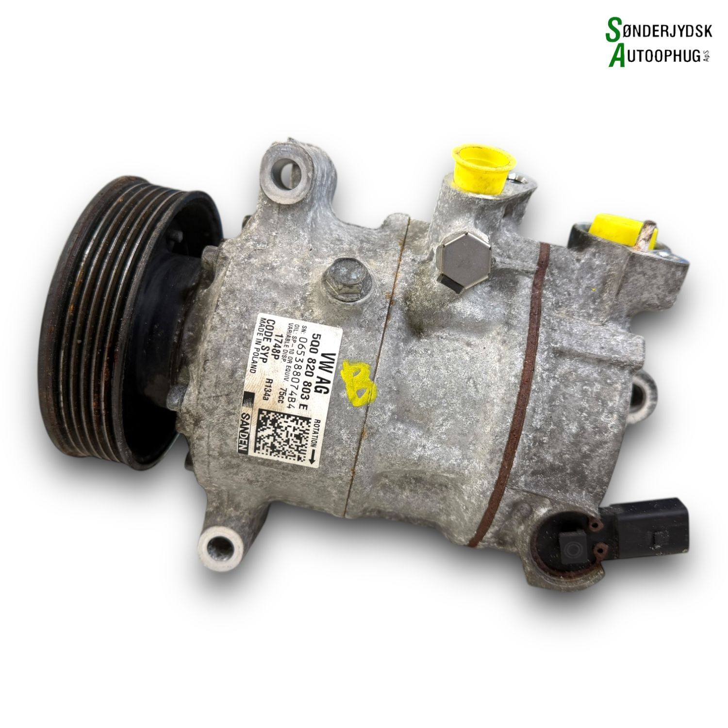 Skoda Octavia Aircondition Pumpe Med OEM Nr. 1K0820803Q Fra Skoda Ophugger