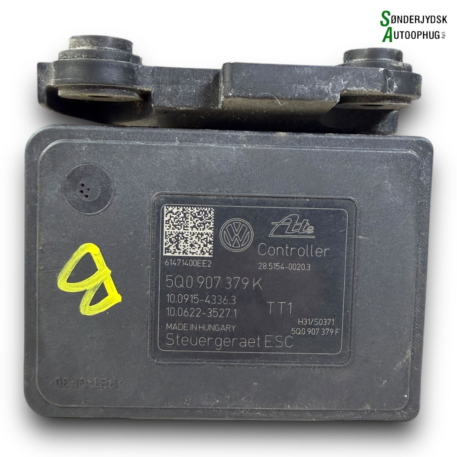 Skoda Octavia ABS Pumpe Med OEM Nr. 5Q0907379F Fra Skoda Ophugger