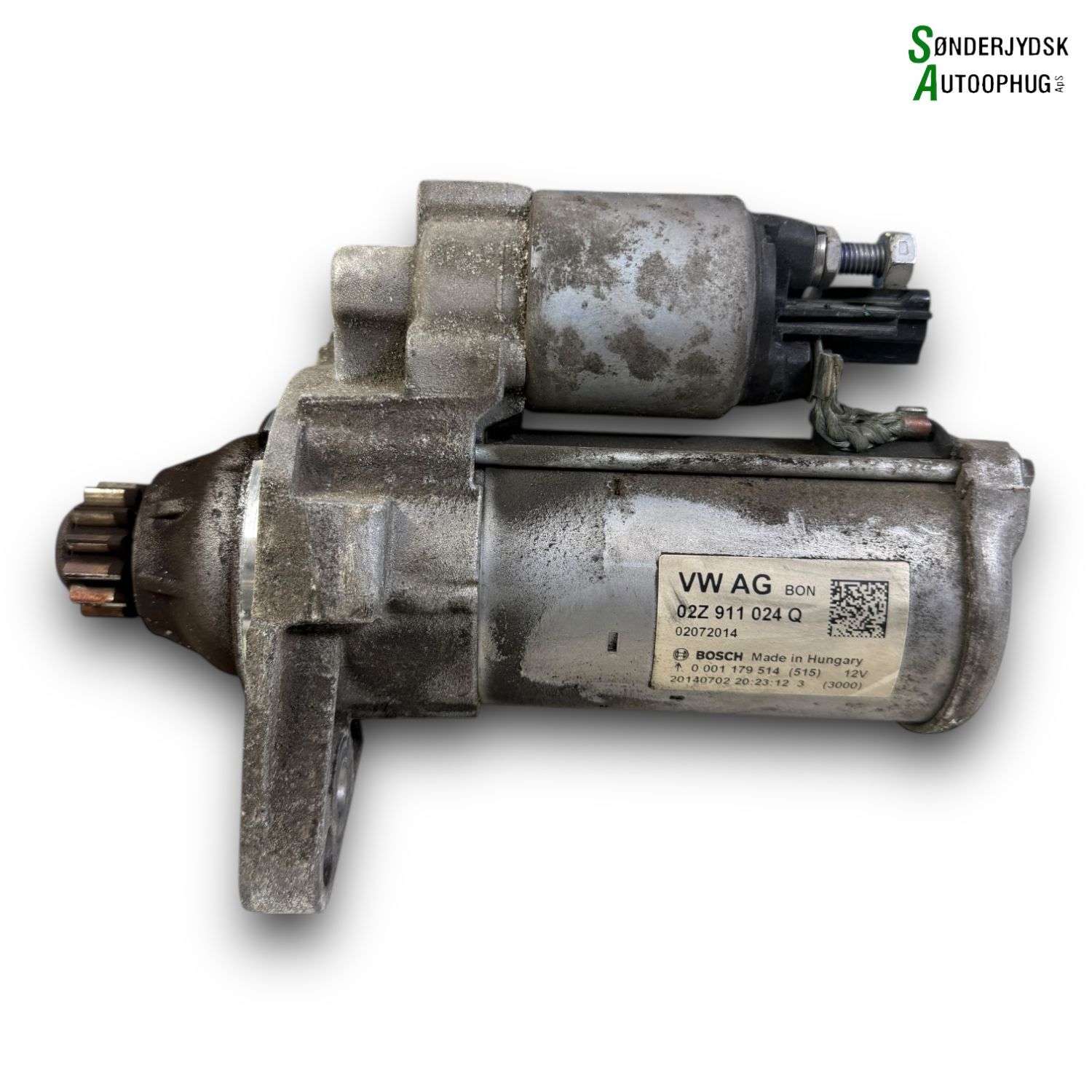 Skoda Octavia Starter Med OEM Nr. 0001179514 Fra Skoda Ophugger