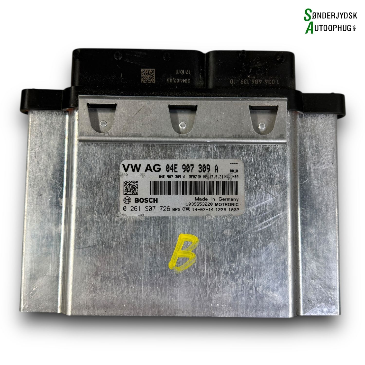 Skoda Octavia Motorstyring - Motorstyreboks - Injection Elboks Med OEM Nr. 04E907309A Fra Skoda Ophugger