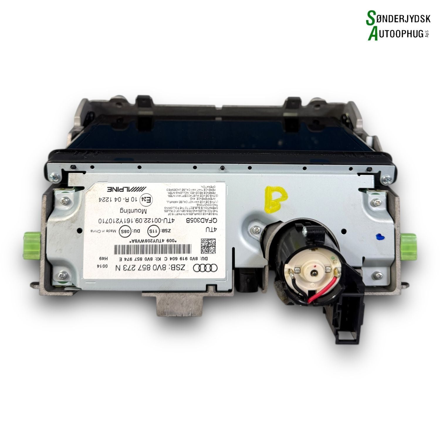 Audi A3 8V Radio, Multi Display Med OEM Nr. 8V0857974E Fra Audi Ophugger