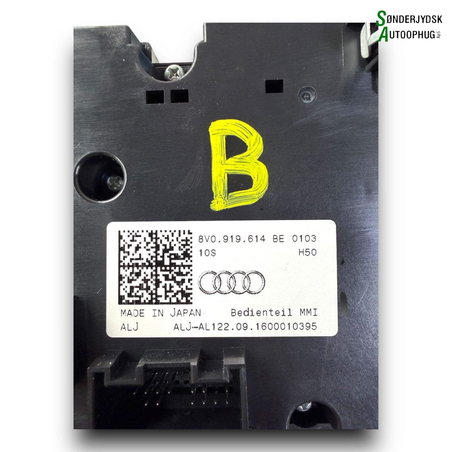 Audi A3 8V Mmi Multikontakt Med OEM Nr. 8V0919614BE Fra Audi Ophugger