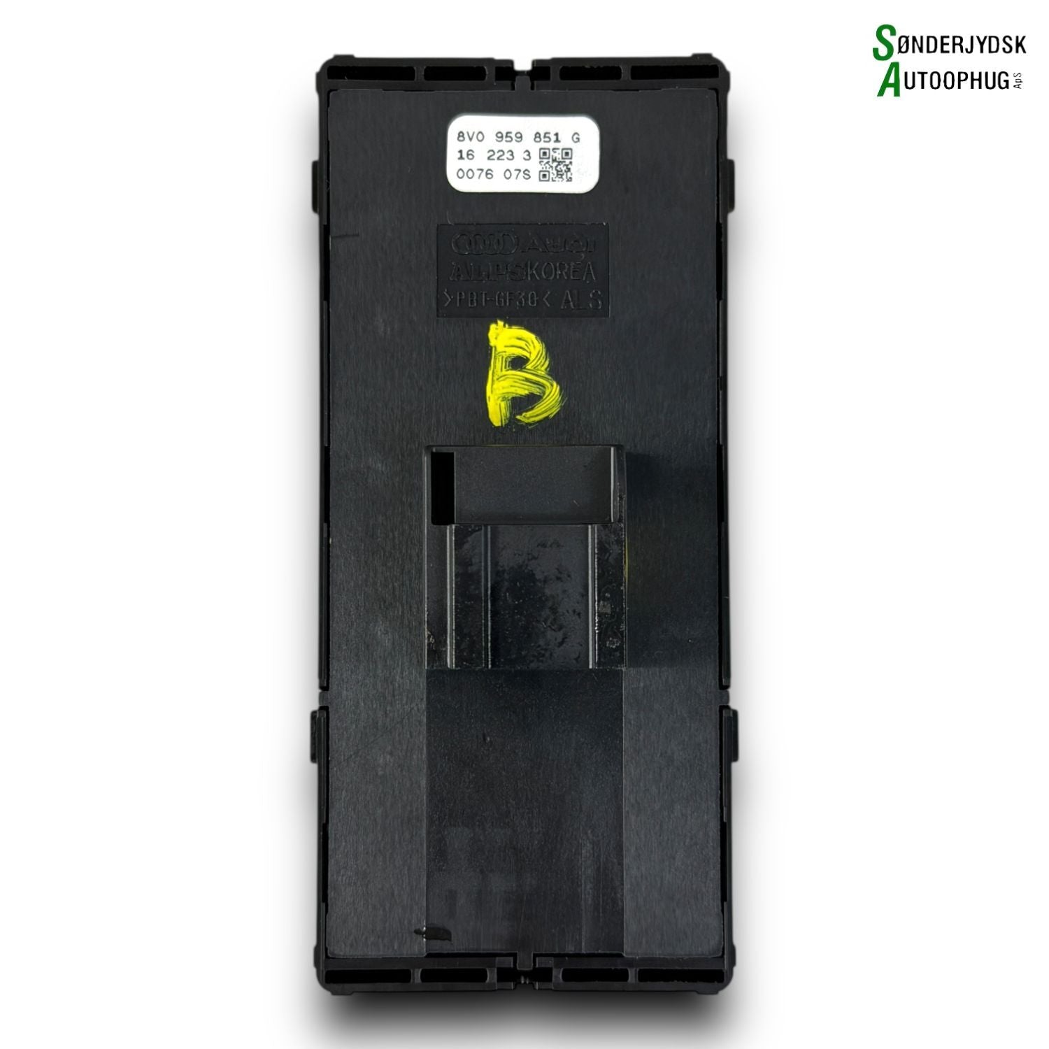 Audi A3 8V Kontakt Rudehejs Med OEM Nr. 8V0959851G Fra Audi Ophugger