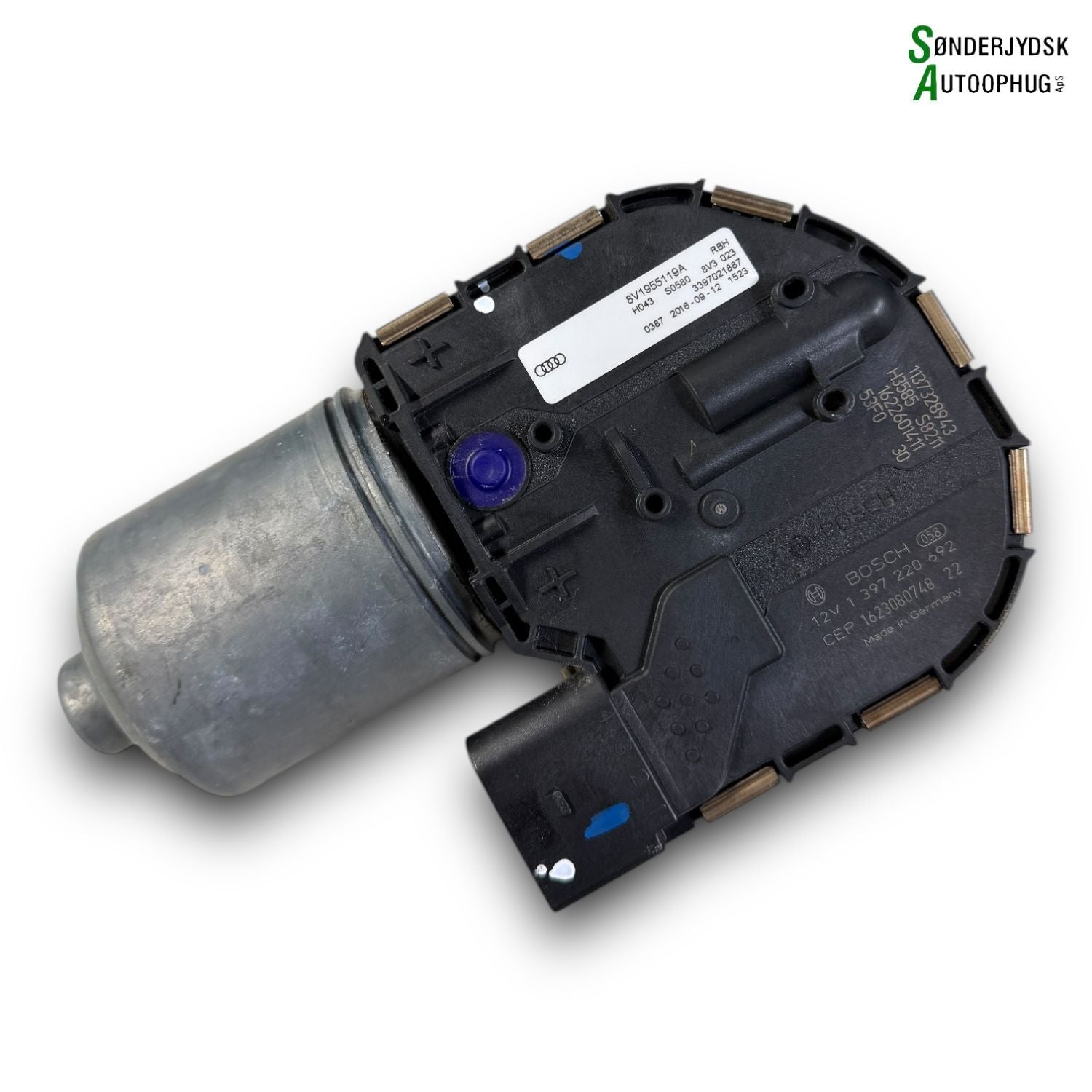 Audi A3 8V Viskermotor Med OEM Nr. 8V1955023D Fra Audi Ophugger