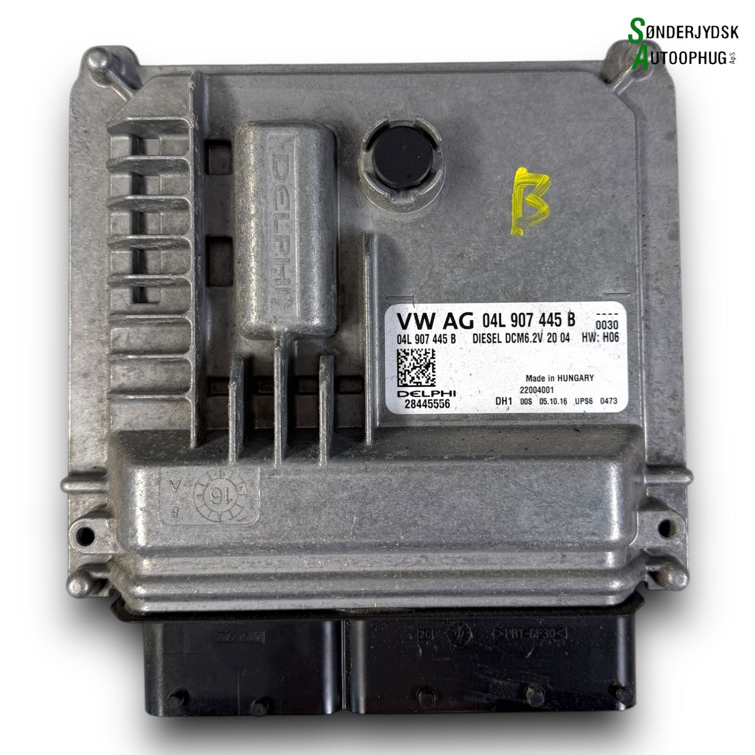 Audi A3 8V Motorstyring - Motorstyreboks - Injection Elboks Med OEM Nr. 04L907445B Fra Audi Ophugger