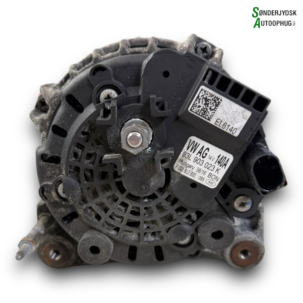Audi A3 8V Generator Med OEM Nr. 03L903023K Fra Audi Ophugger