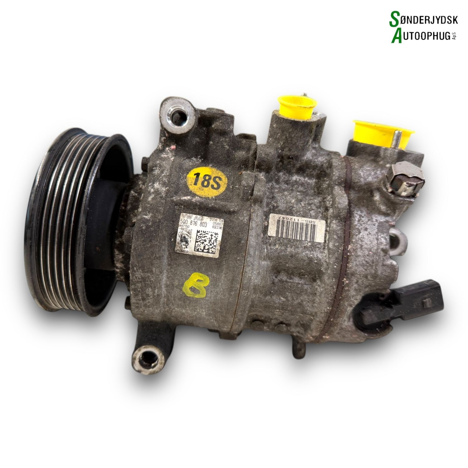 Audi A3 8V Aircondition Pumpe Med OEM Nr. 5Q0816803 Fra Audi Ophugger