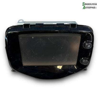 Toyota Aygo Radio, Multi Display Med OEM Nr. 861400H071 Fra Toyota Ophugger