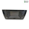 Skoda Fabia Radio, Multi Display Med OEM Nr. 6V0035871B Fra Skoda Ophugger