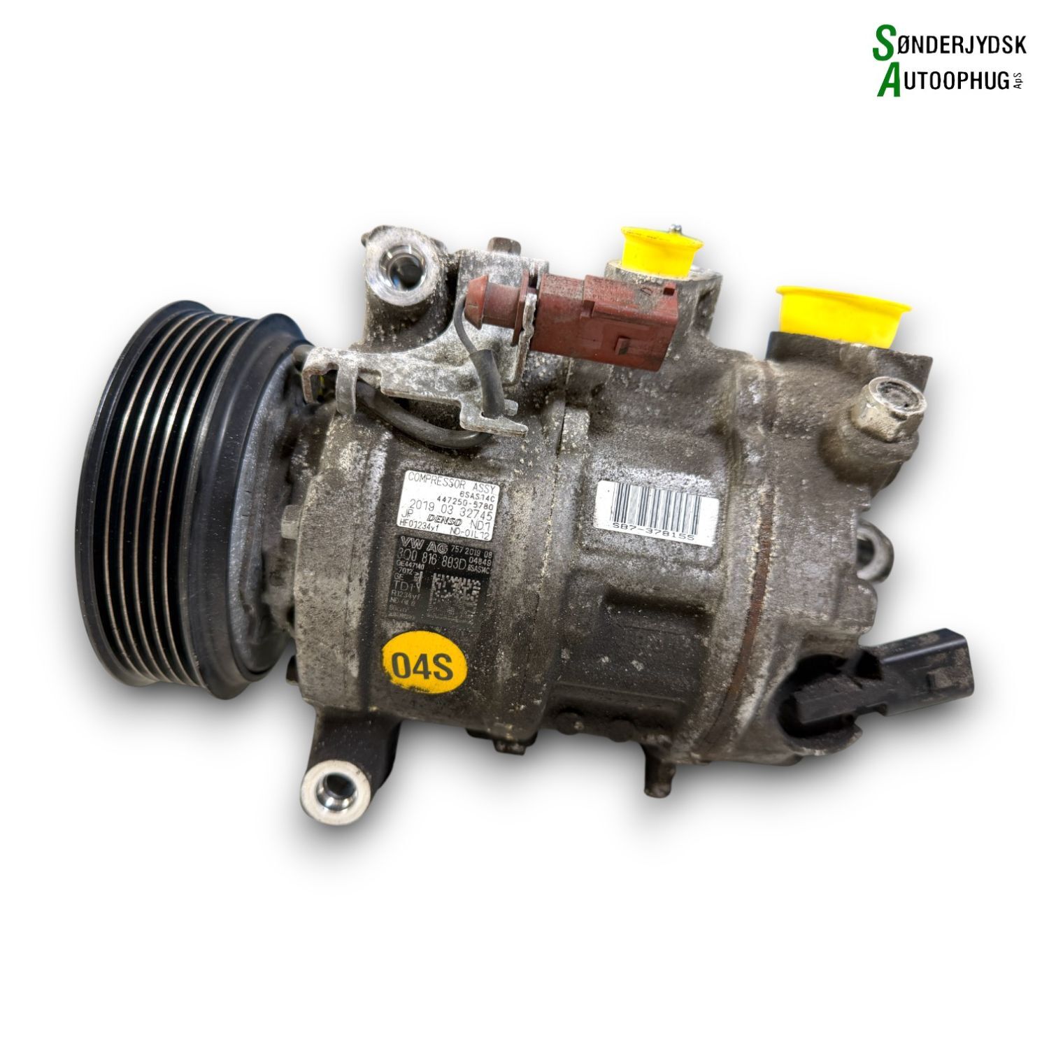 VW Polo Aw Aircondition Pumpe Med OEM Nr. 3Q0816803D Fra VW Ophugger
