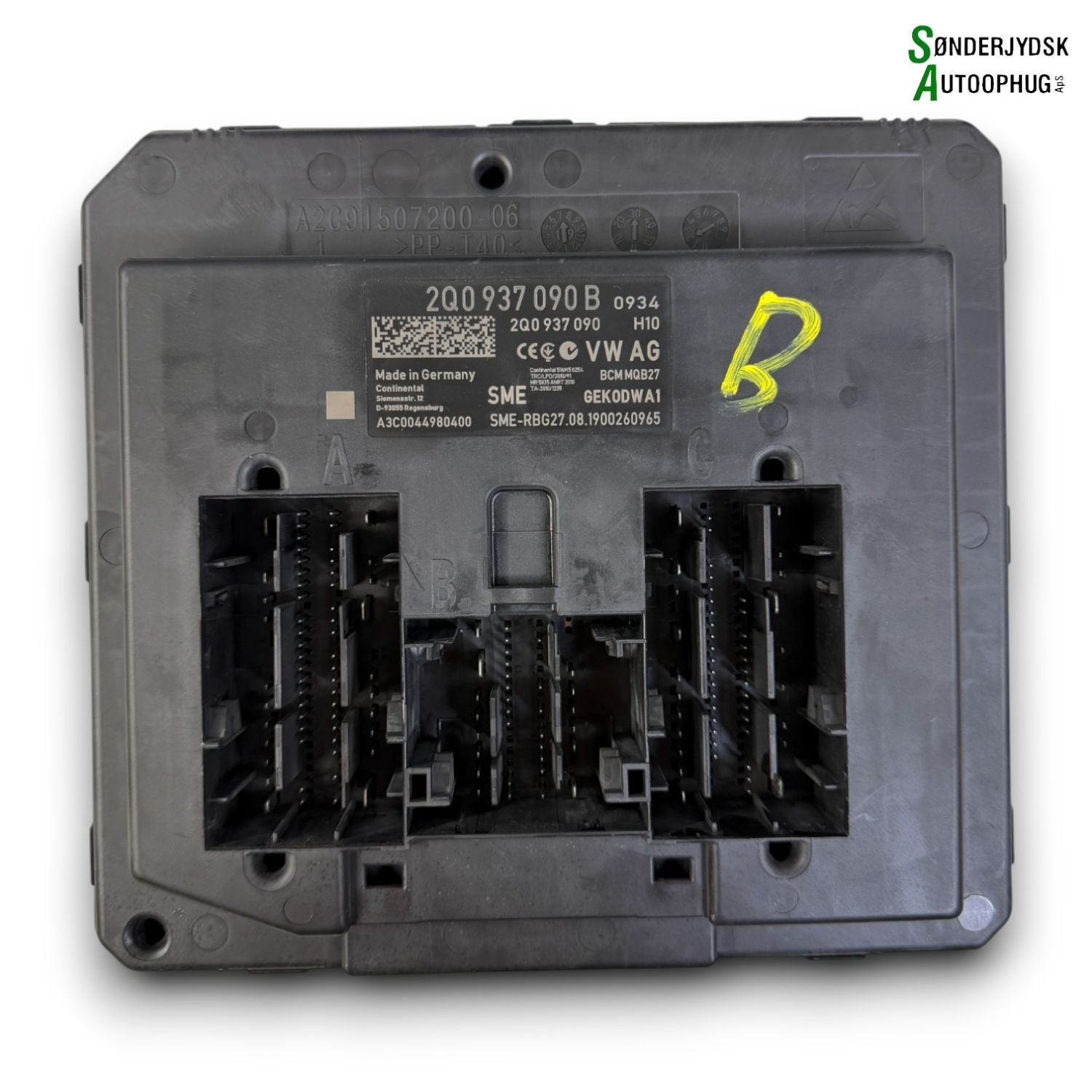 VW Polo Aw Bcm / Komfortkomputer Med OEM Nr. 2Q0937090 Fra VW Ophugger