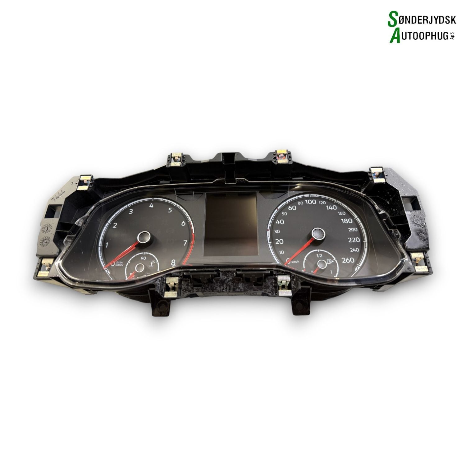 VW Polo Aw Speedometer - Instrument Med OEM Nr. 2G0920740F Fra VW Ophugger