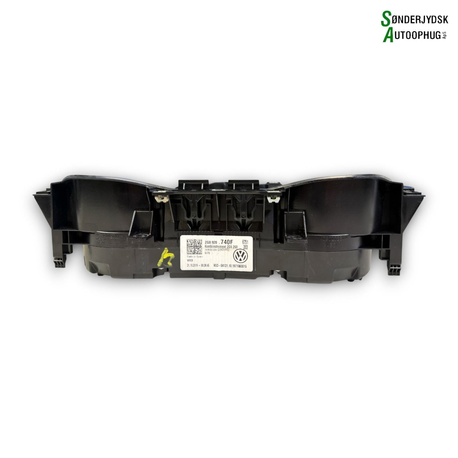 VW Polo Aw Speedometer - Instrument Med OEM Nr. 2G0920740F Fra VW Ophugger