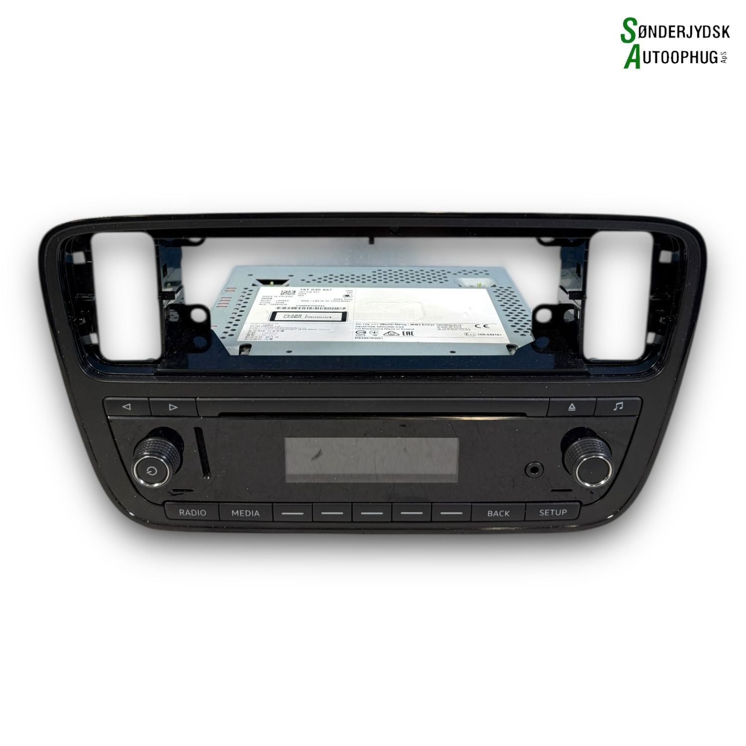 Skoda Citigo Radio, Multi Display Med OEM Nr. 1ST035867QWA Fra Skoda Ophugger