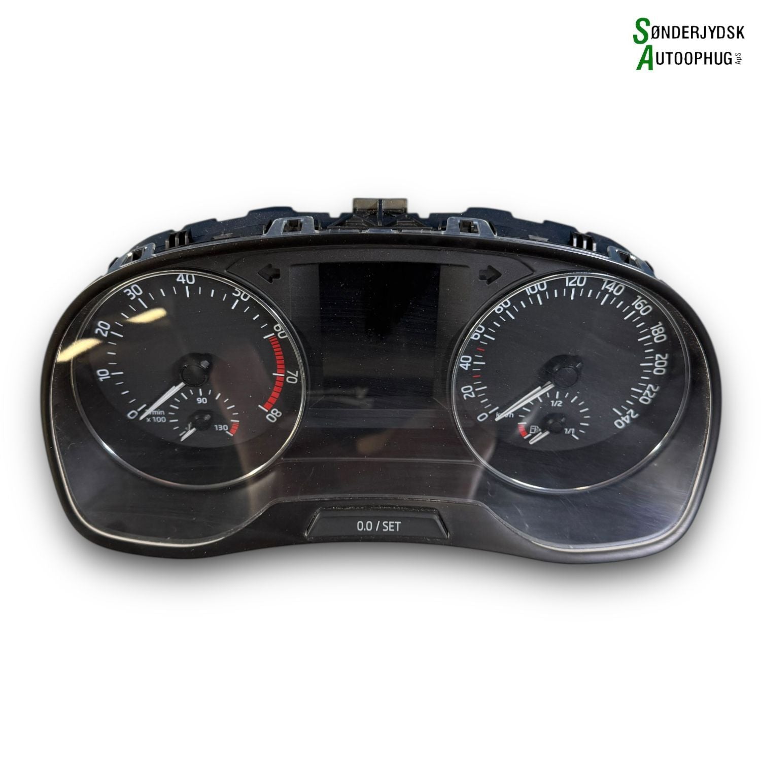 Skoda Fabia Speedometer - Instrument Med OEM Nr. 6V0920740B Fra Skoda Ophugger