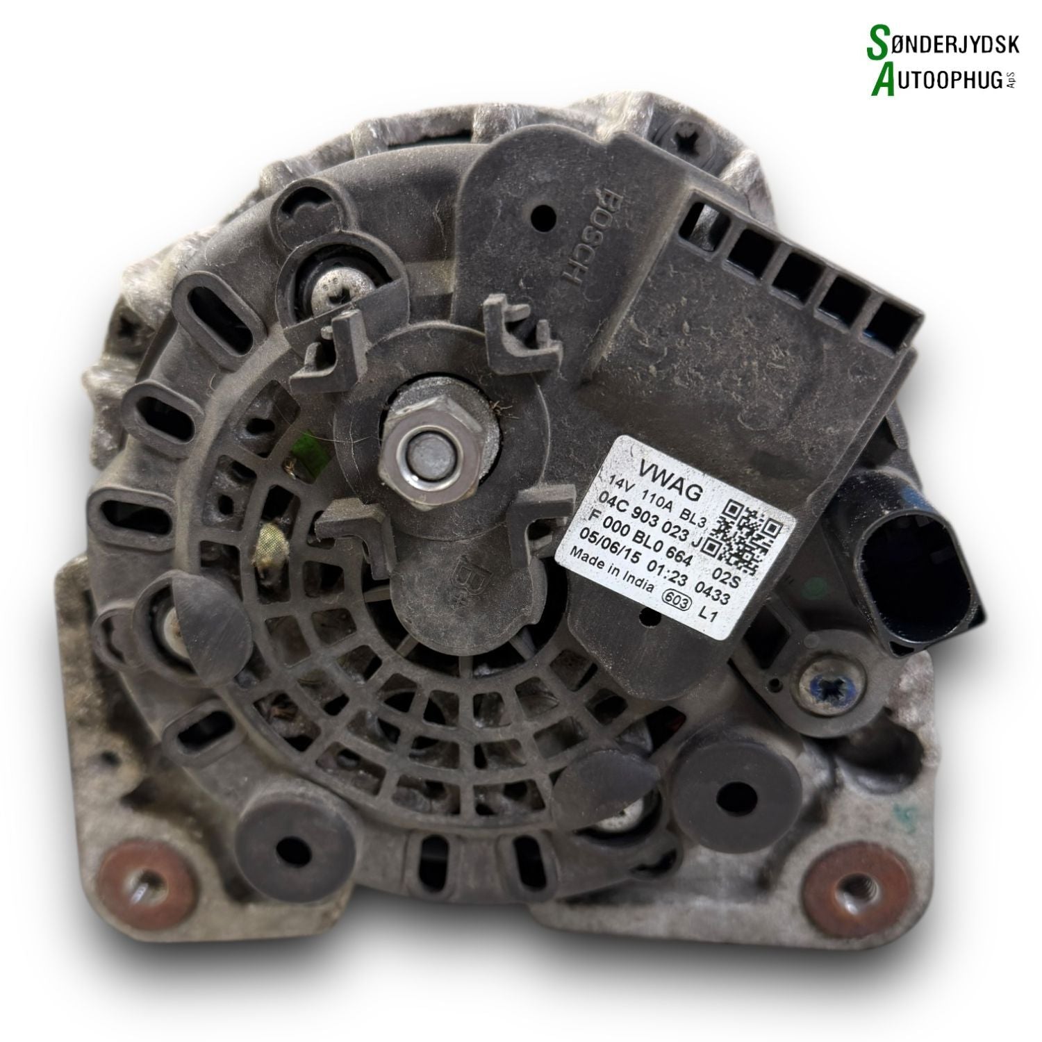 Skoda Citigo Generator Med OEM Nr. 04C903023DX Fra Skoda Ophugger