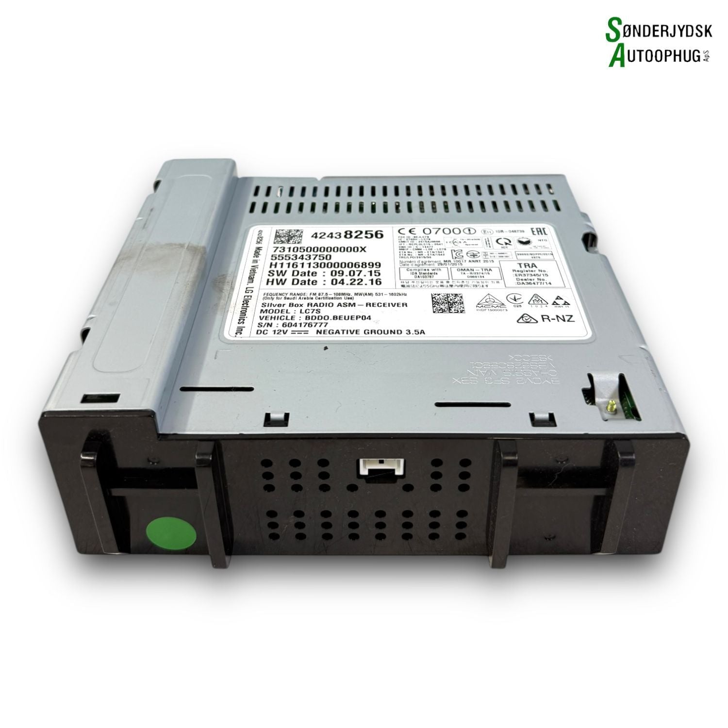 Opel Astra K Radio Med OEM Nr. 42342522 Fra Opel Ophugger
