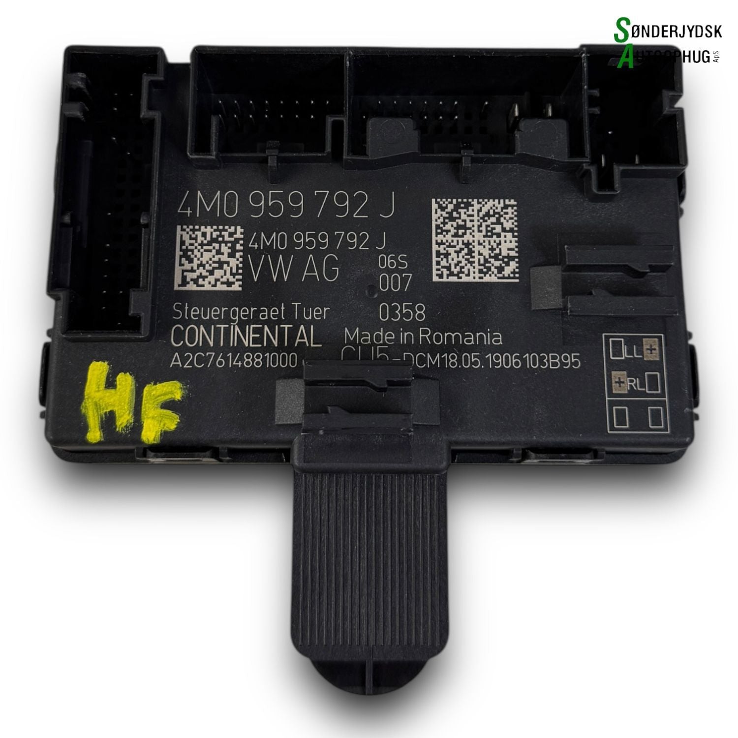 Audi 55 E-Tron Bcm / Komfortkomputer Med OEM Nr. 4M0959792J Fra Audi Ophugger