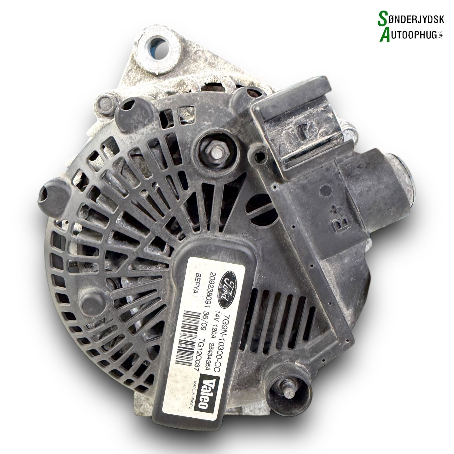 Ford Fiesta 7 Generator Med OEM Nr. 7G9N10300CC Fra Ford Ophugger