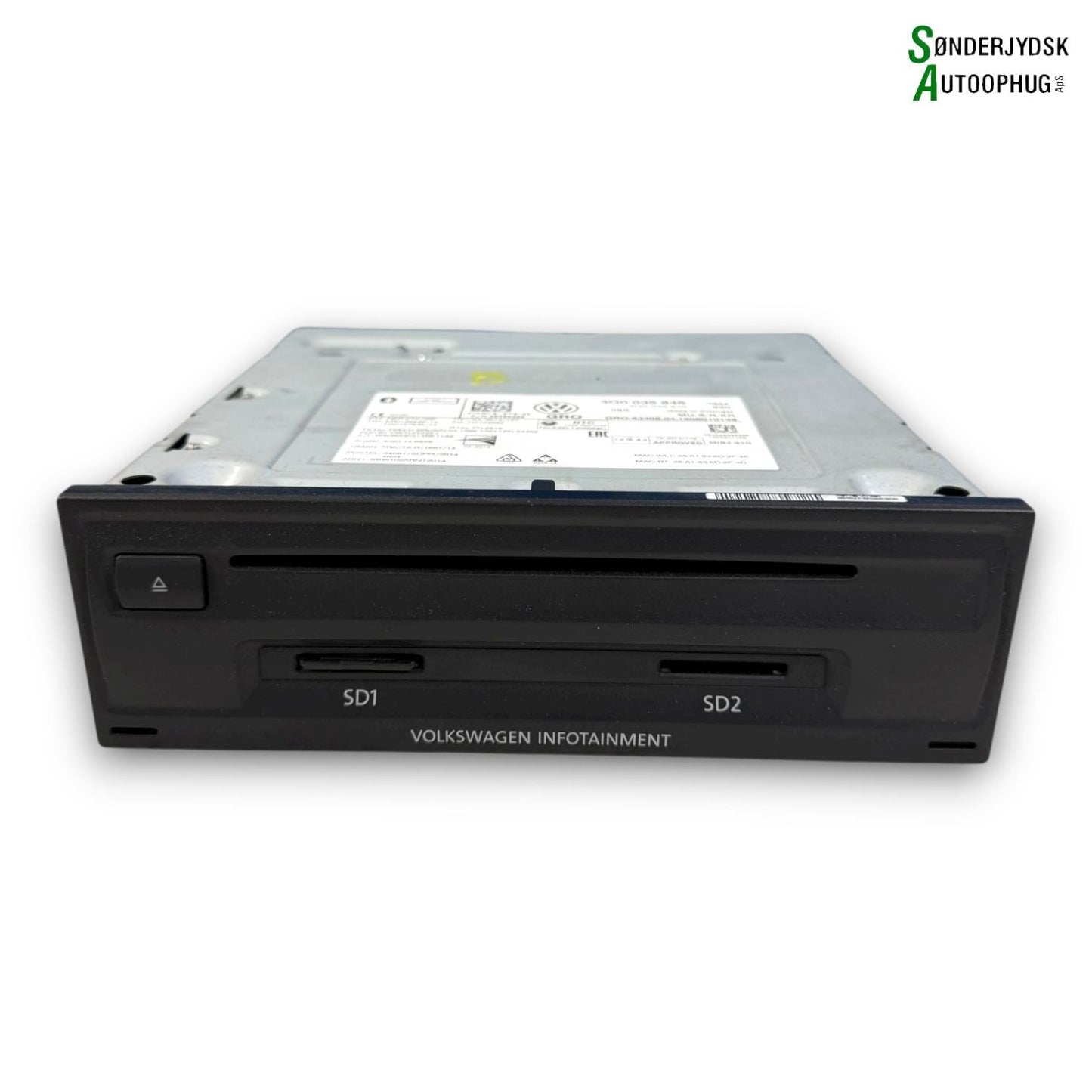 VW Passat 3G Radio Med OEM Nr. 3Q0035846 Fra VW Ophugger