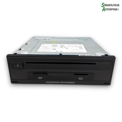 VW Passat 3G Radio Med OEM Nr. 3Q0035846 Fra VW Ophugger