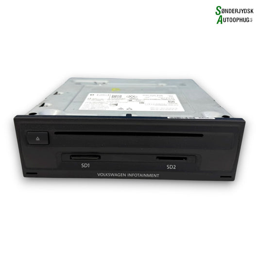 VW Passat 3G Radio Med OEM Nr. 3Q0035846 Fra VW Ophugger