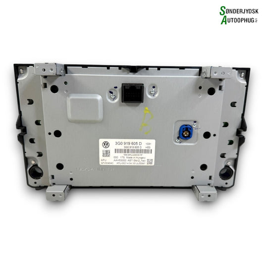 VW Passat 3G Radio, Multi Display Med OEM Nr. 3G0919605D Fra VW Ophugger