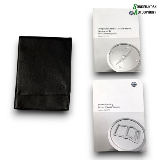 VW Passat 3G Instruktionsbog Med OEM Nr. 3G0012738AB Fra VW Ophugger