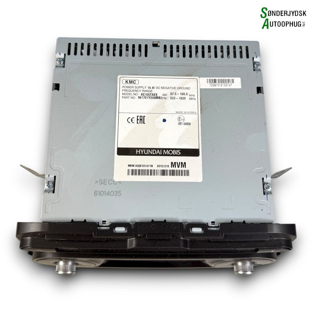 Kia Picanto Radio M/Cd Med OEM Nr. 961701Y206MB2 Fra Kia Ophugger