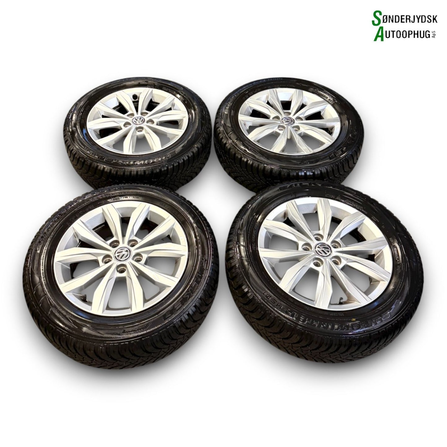 VW Polo Aw Fælge M/Vinter Dæk   Med OEM Nr. 2G0601025 Fra VW Ophugger