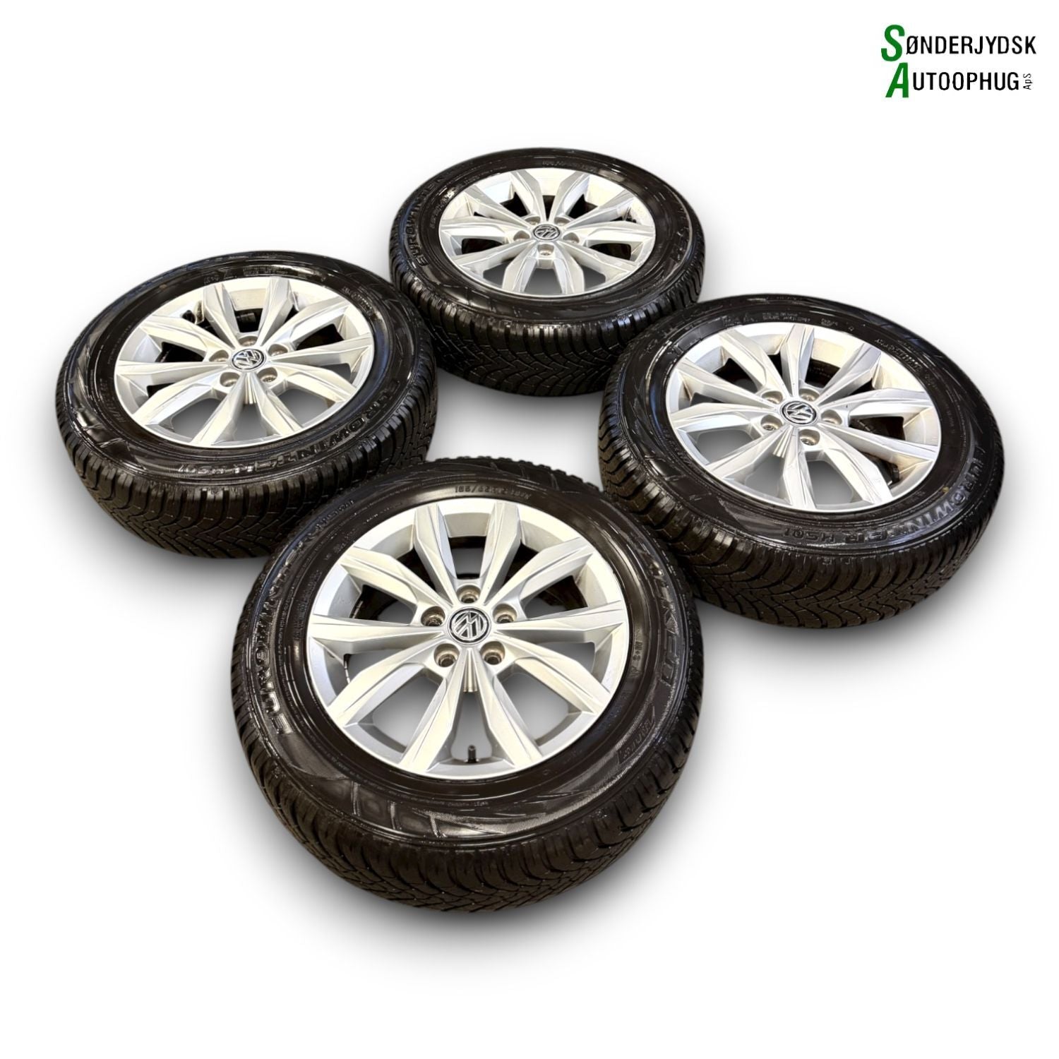 VW Polo Aw Fælge M/Vinter Dæk   Med OEM Nr. 2G0601025 Fra VW Ophugger