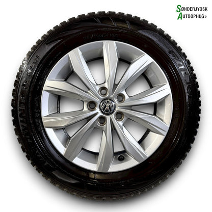 VW Polo Aw Fælge M/Vinter Dæk   Med OEM Nr. 2G0601025 Fra VW Ophugger