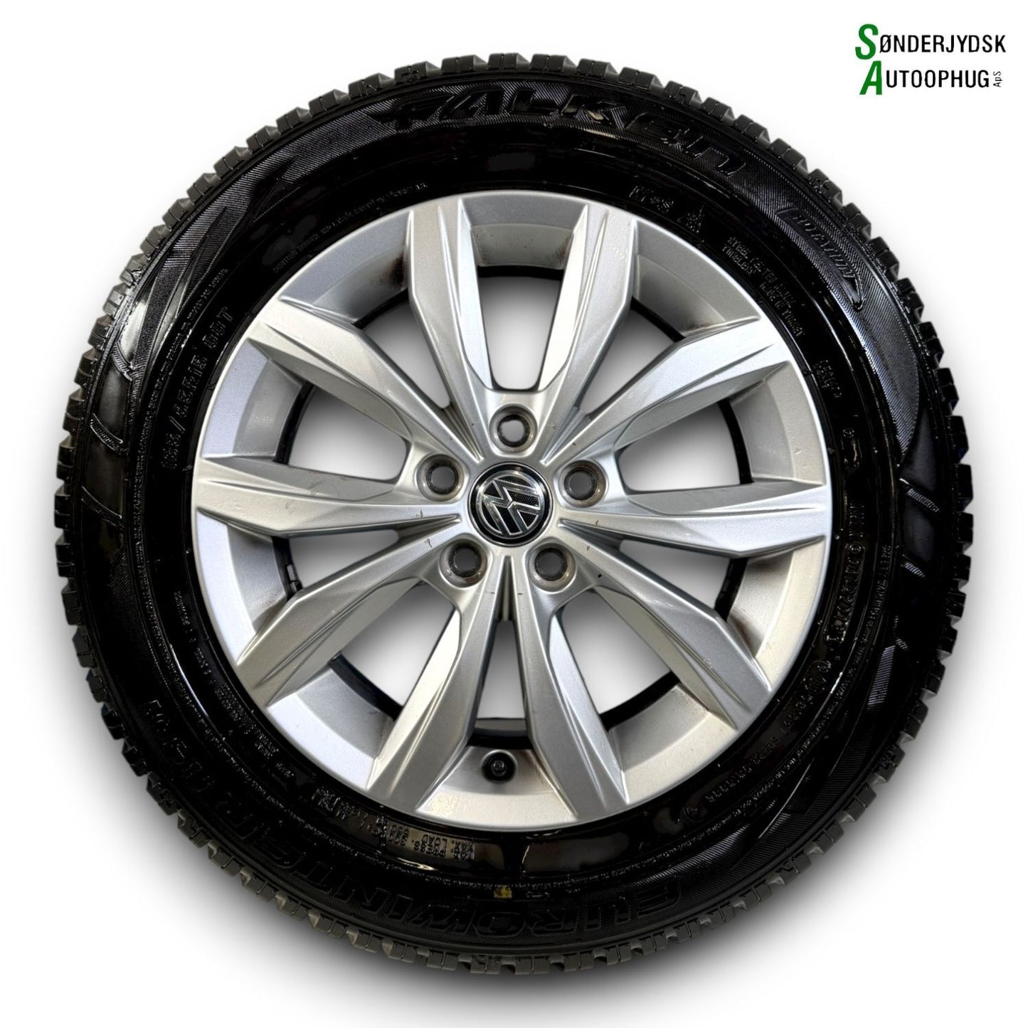 VW Polo Aw Fælge M/Vinter Dæk   Med OEM Nr. 2G0601025 Fra VW Ophugger