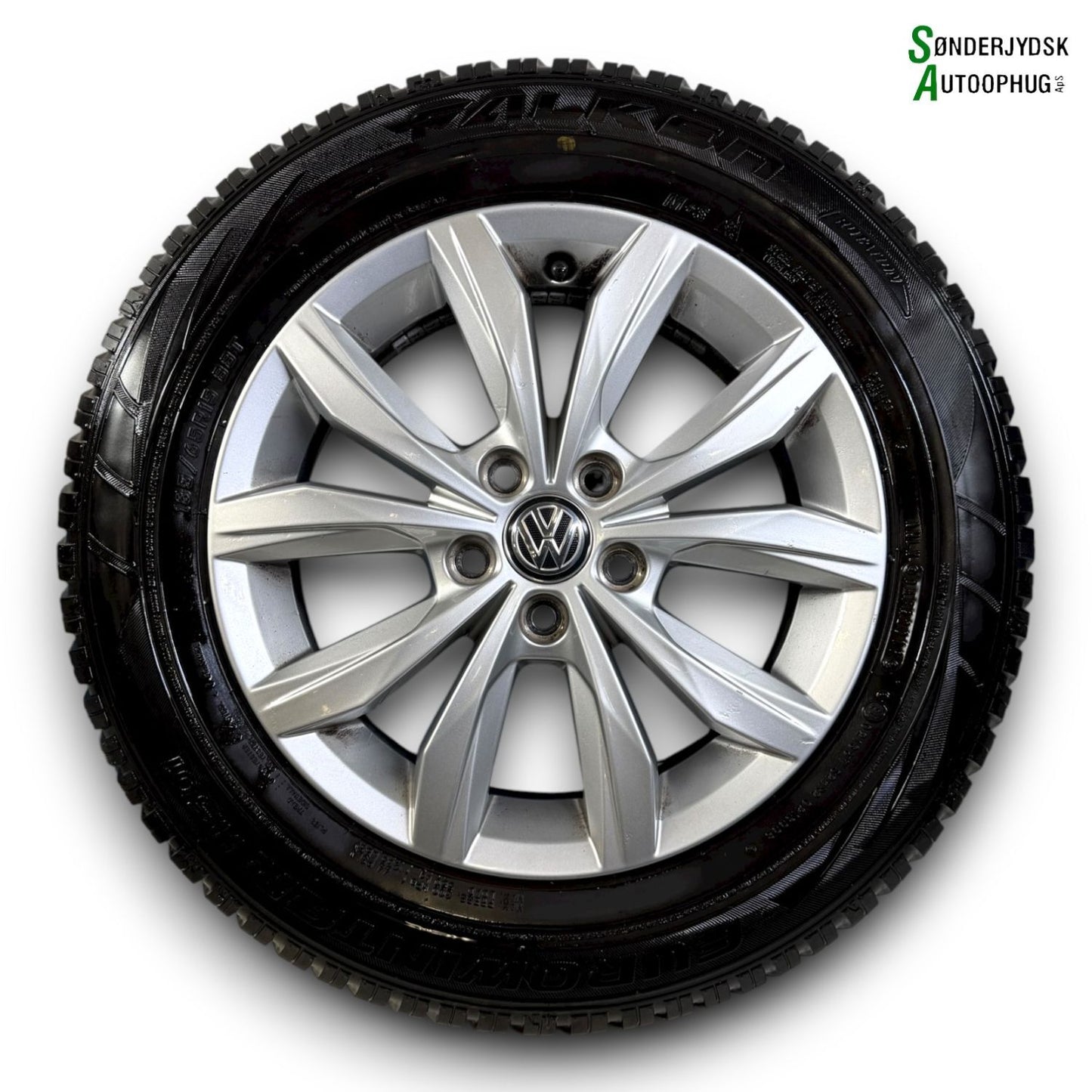 VW Polo Aw Fælge M/Vinter Dæk   Med OEM Nr. 2G0601025 Fra VW Ophugger