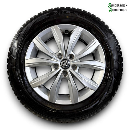 VW Polo Aw Fælge M/Vinter Dæk   Med OEM Nr. 2G0601025 Fra VW Ophugger