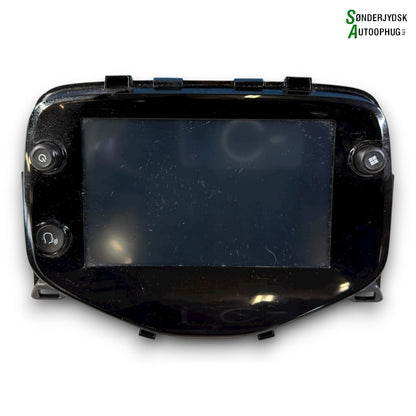 Citroen C1 Radio, Multi Display Med OEM Nr. B00109118006 Fra Citroen Ophugger