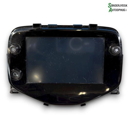 Citroen C1 Radio, Multi Display Med OEM Nr. B00109118006 Fra Citroen Ophugger
