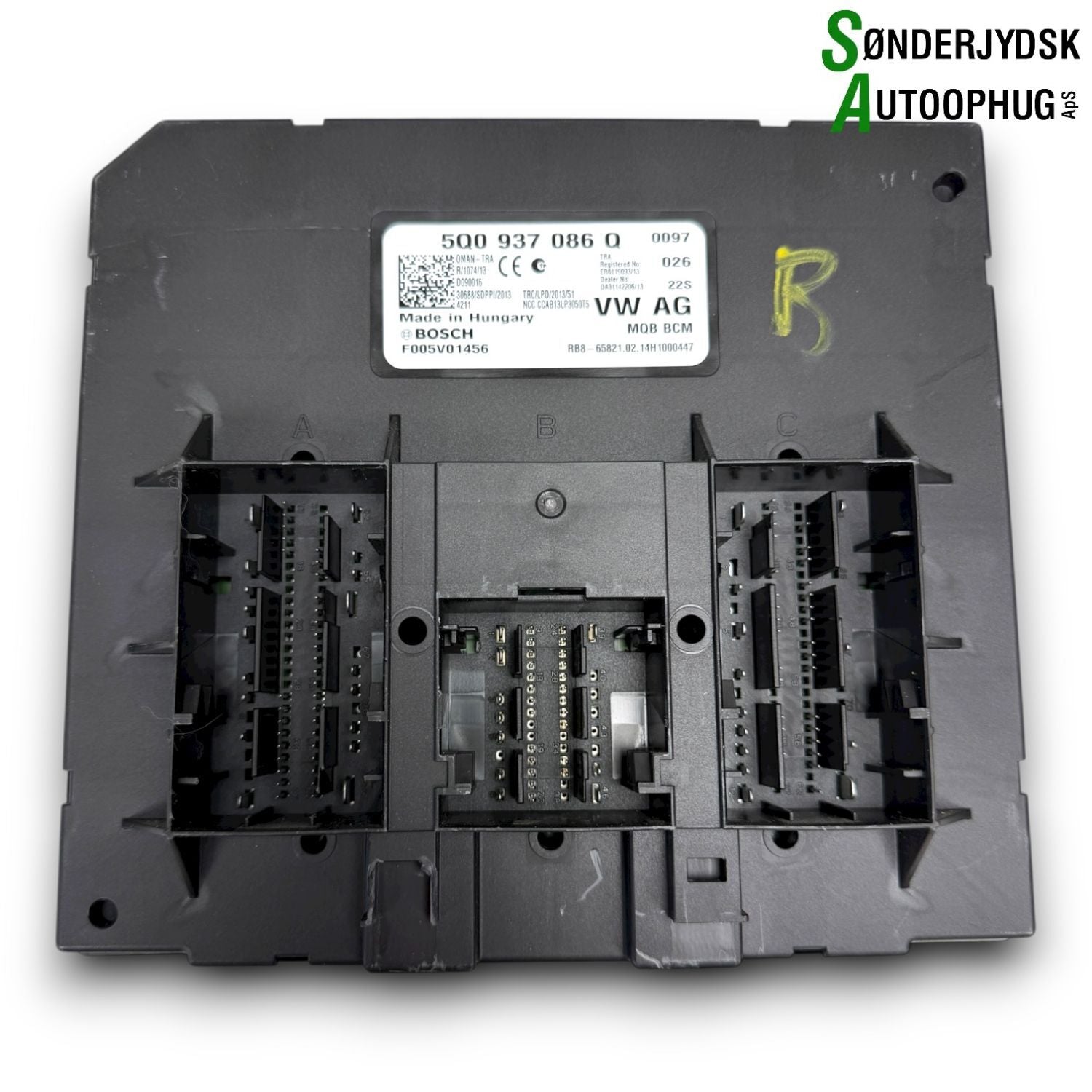 Skoda Octavia Bcm / Komfortkomputer Med OEM Nr. 5Q0937086Q Fra Skoda Ophugger