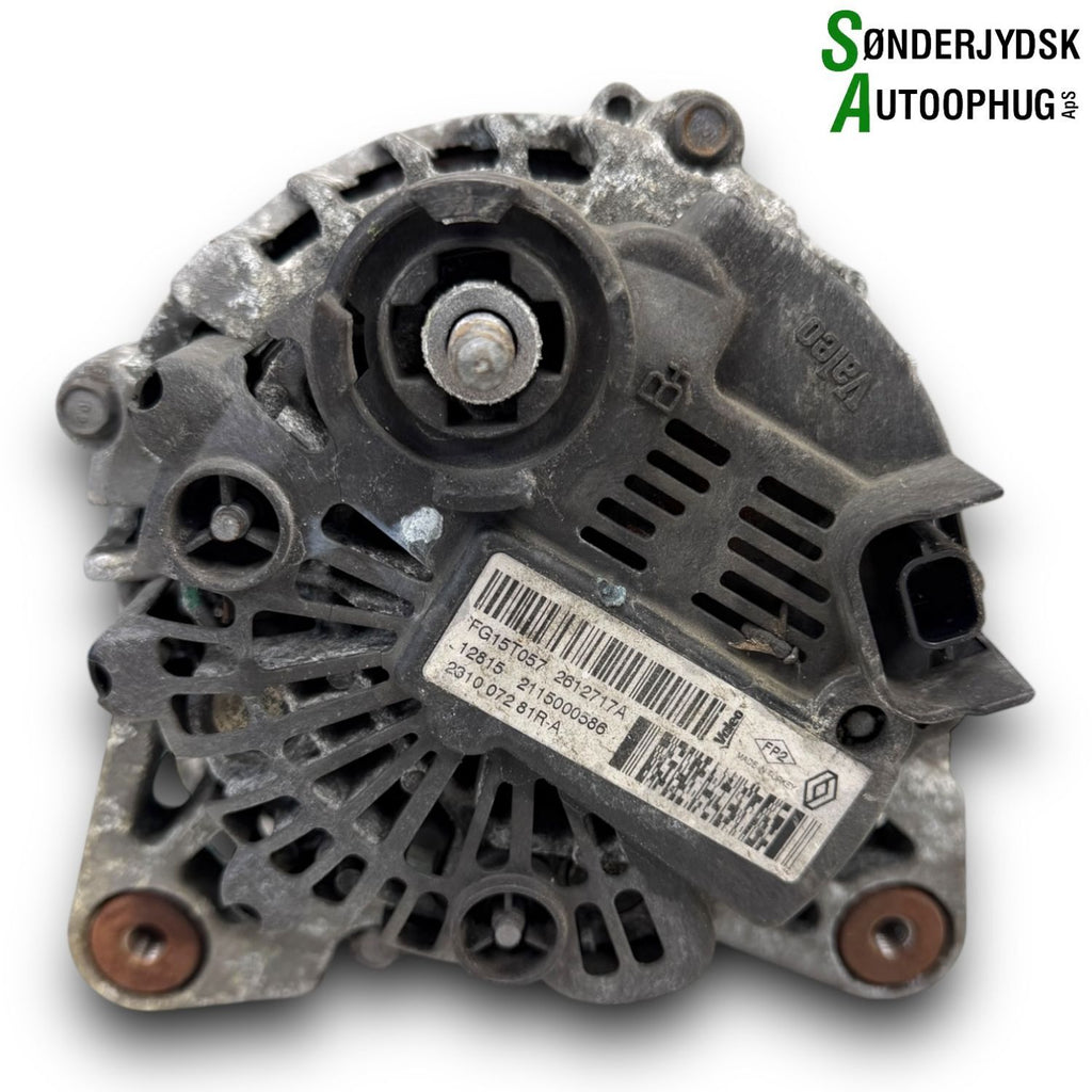 Renault Clio 4 Generator Med OEM Nr. 231007281R Fra Renault Ophugger
