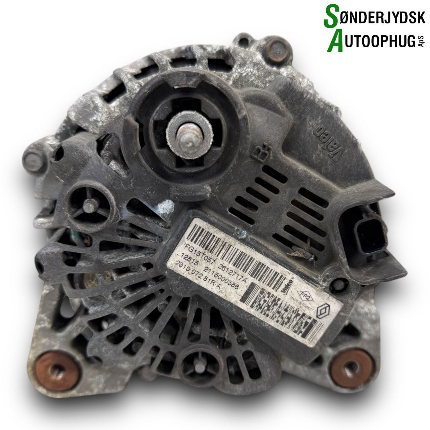 Renault Clio 4 Generator Med OEM Nr. 231007281R Fra Renault Ophugger