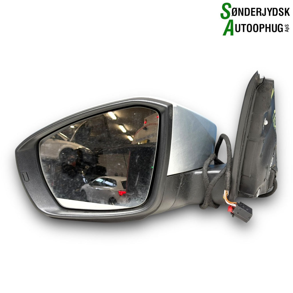 Skoda Octavia Sidespejl Med OEM Nr. 5E1857507P Fra Skoda Ophugger