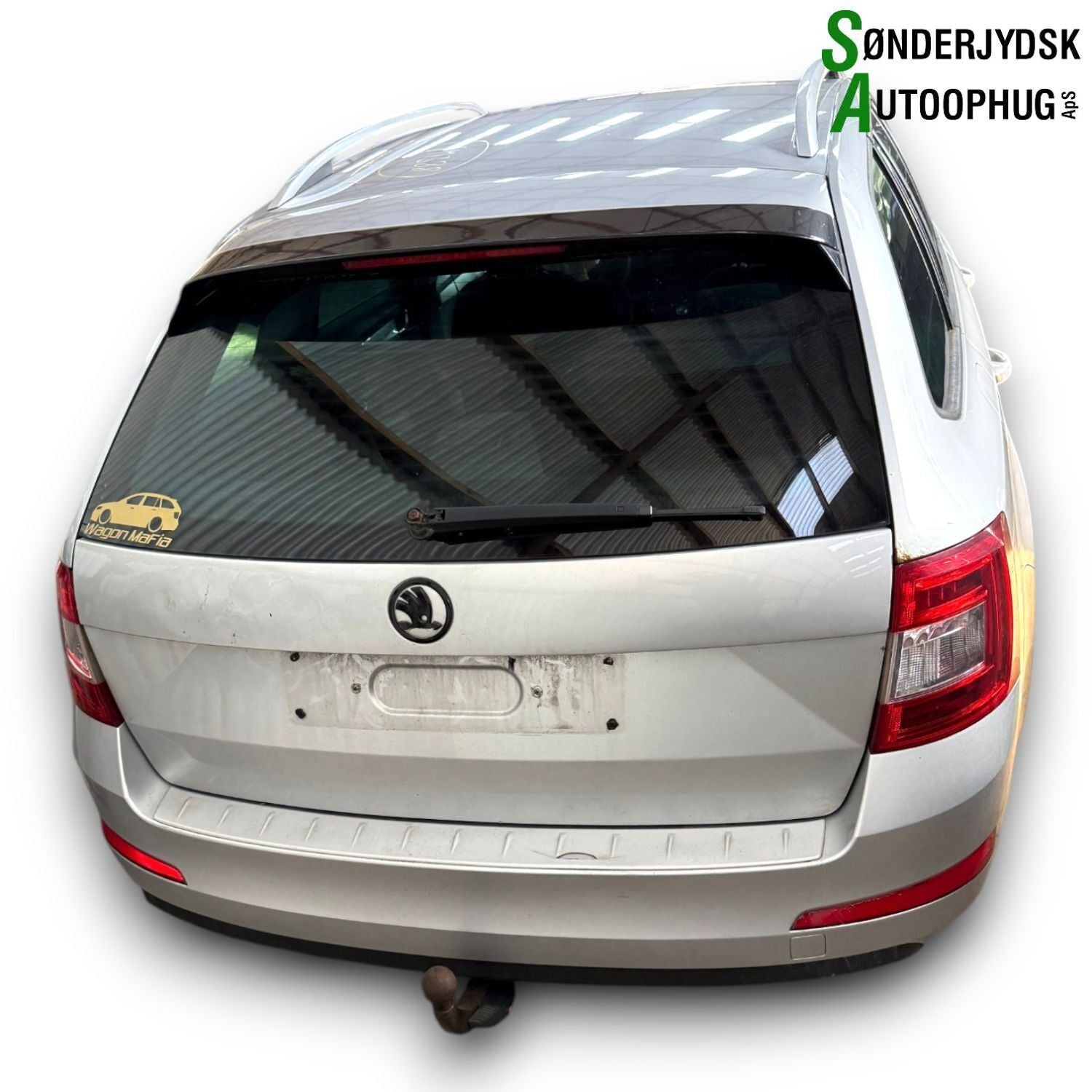 Skoda Octavia Hækspoiler Med OEM Nr. Ophugger Fra Skoda Ophugger