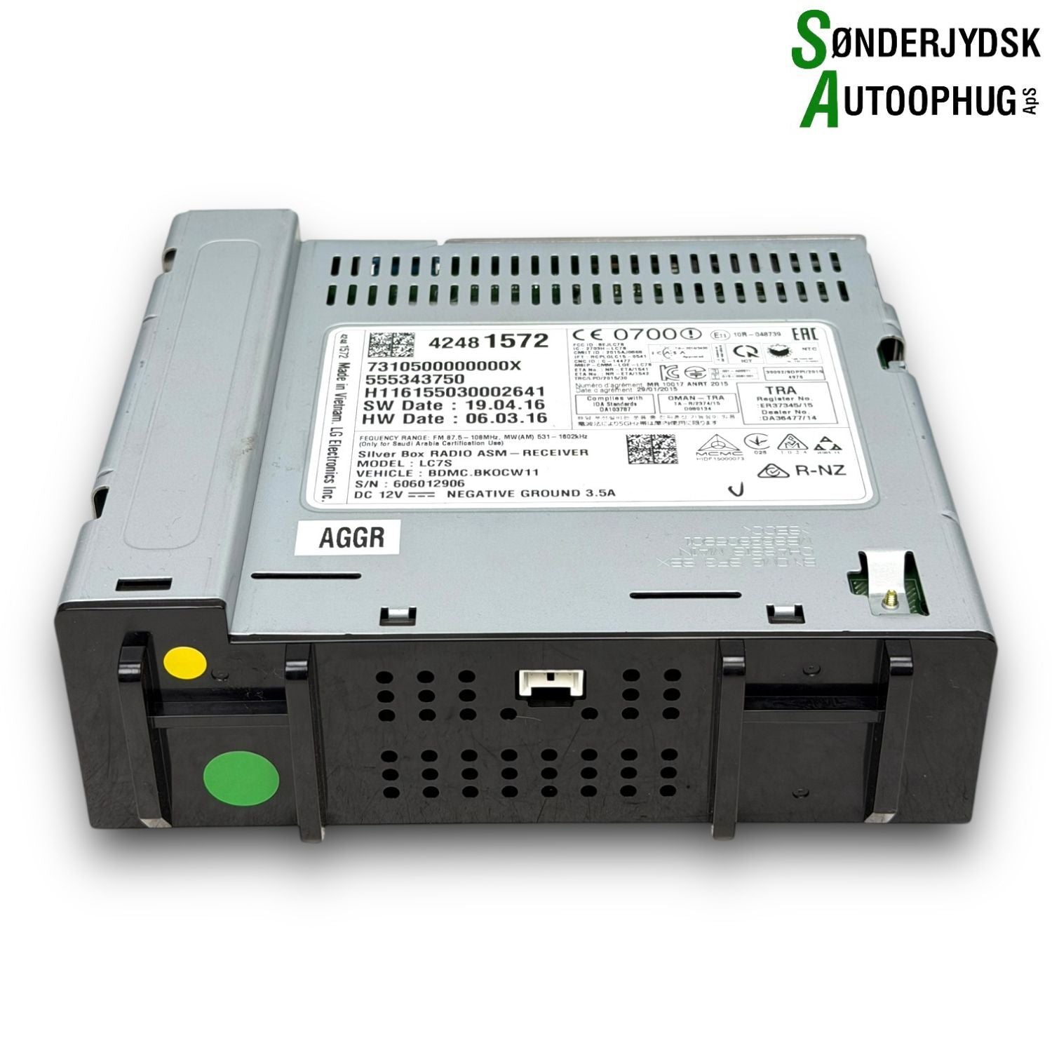 Opel Karl Radio Med OEM Nr. 42481572 Fra Opel Ophugger